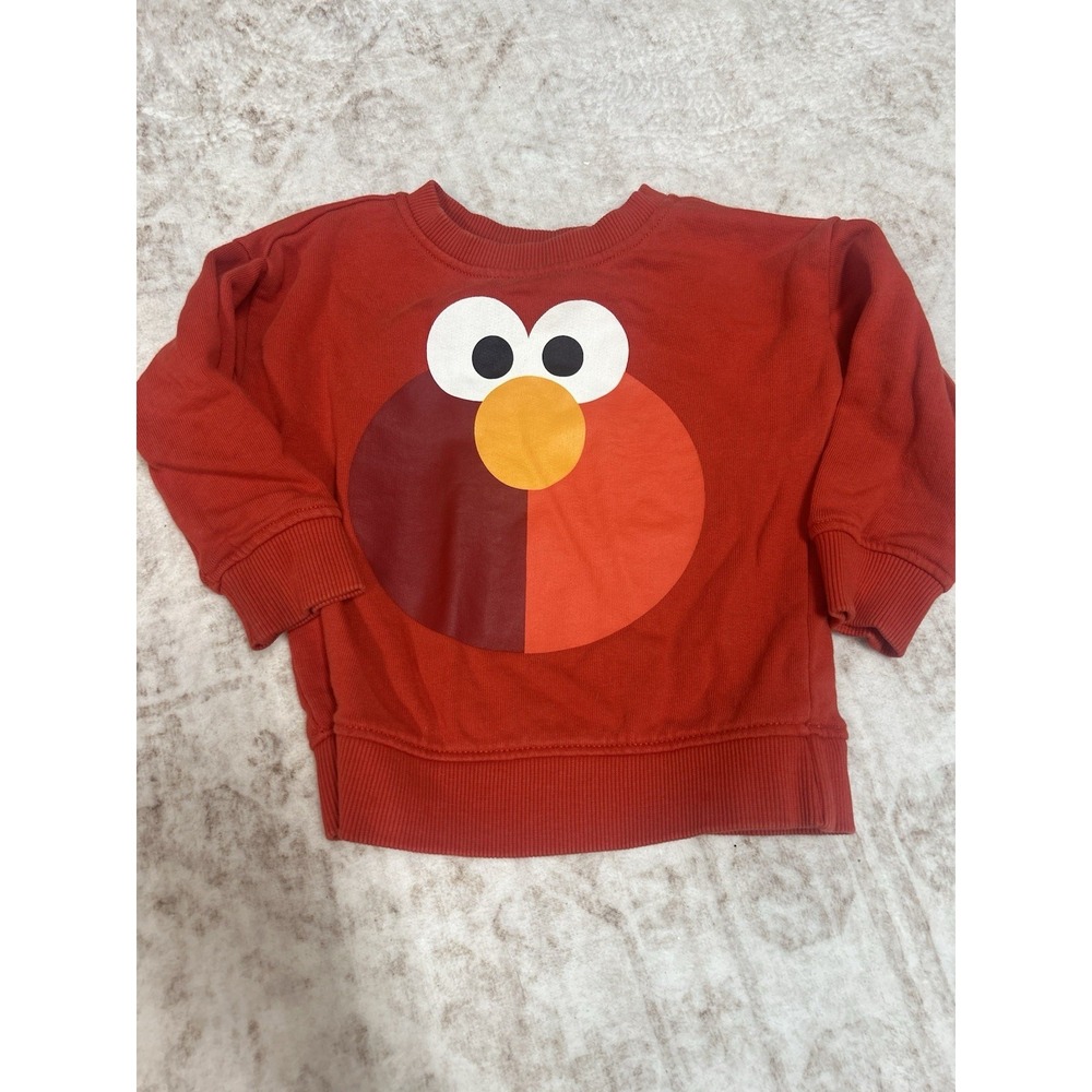 Hanna Andersson Elmo Sweatshirt Size 12-18‎ Months Sesame Street